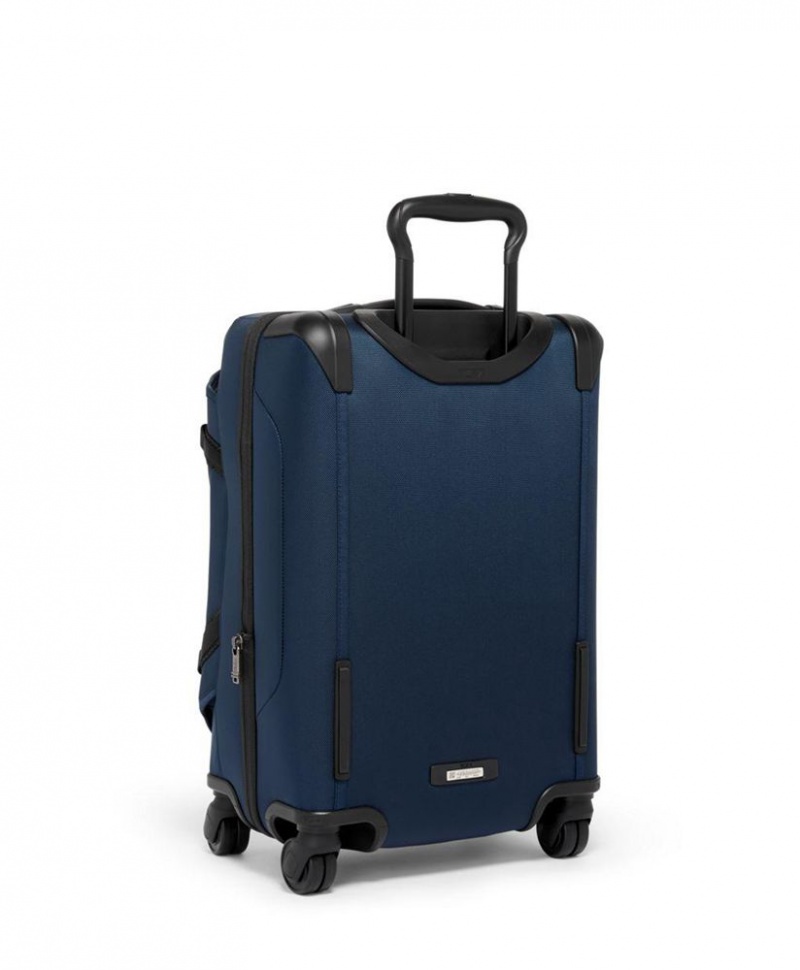 Valise Cabine TUMI International Front Lid Expandable 4 Wheeled Bleu Marine |TANJ-91376413