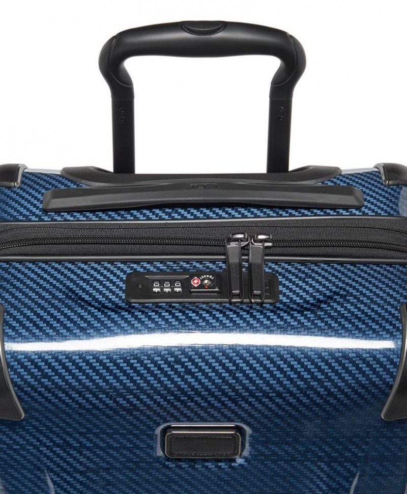 Valise Cabine TUMI International Expandable 4 Wheeled Bleu |EPBK-45874833