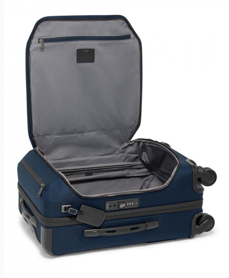 Valise Cabine TUMI Continental Front Lid Expandable 4 Wheeled Bleu Marine |GHNG-15046133