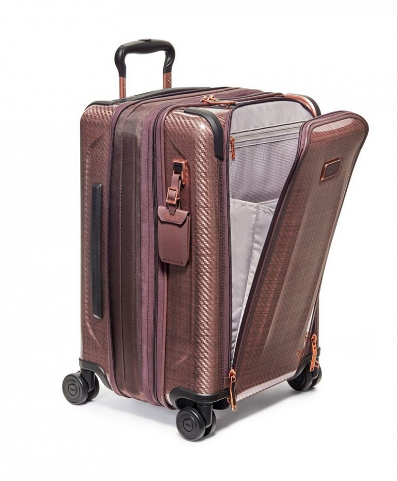 Valise Cabine TUMI International Front Pocket Expandable 4 Wheeled Rose |RYUR-67641199