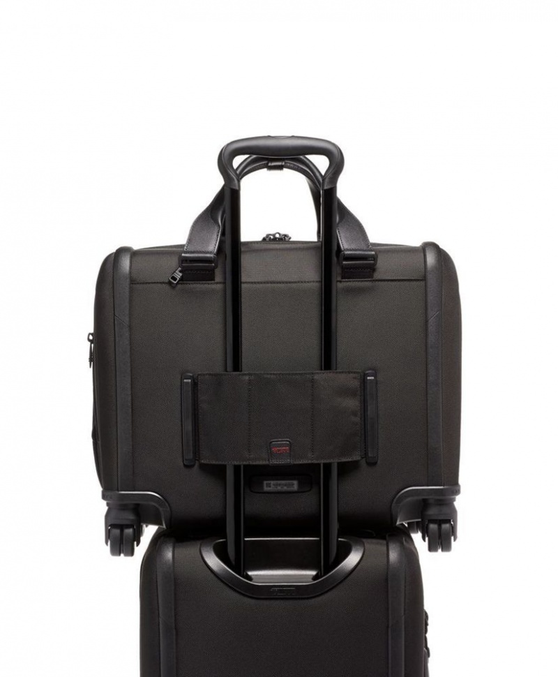 Valise TUMI Deluxe 4 Wheeled Laptop Noir |UBQE-71783608