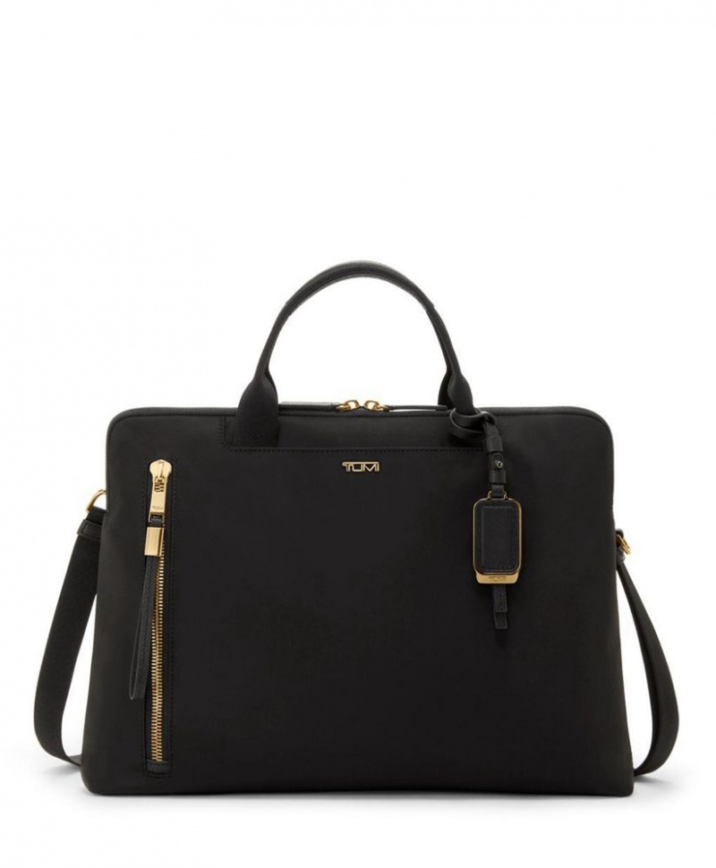 Sac Ordinateur TUMI Benin Noir Doré |MHMI-84112247