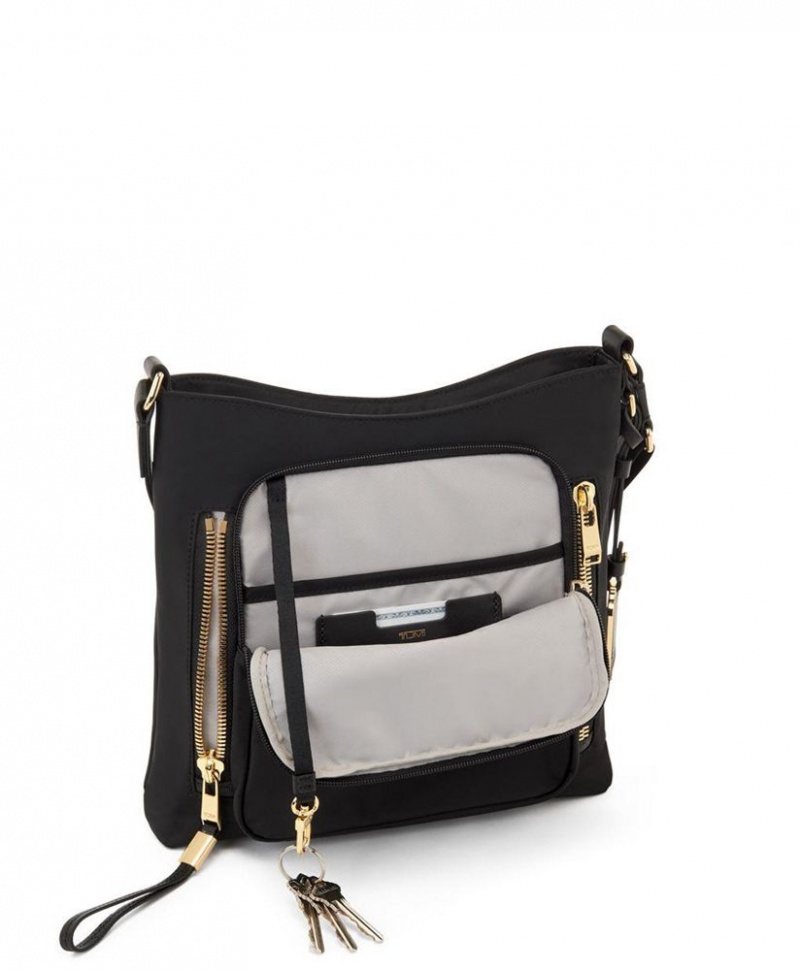 Sac Crossbody TUMI Tyler Noir Doré |OQLW-74098925