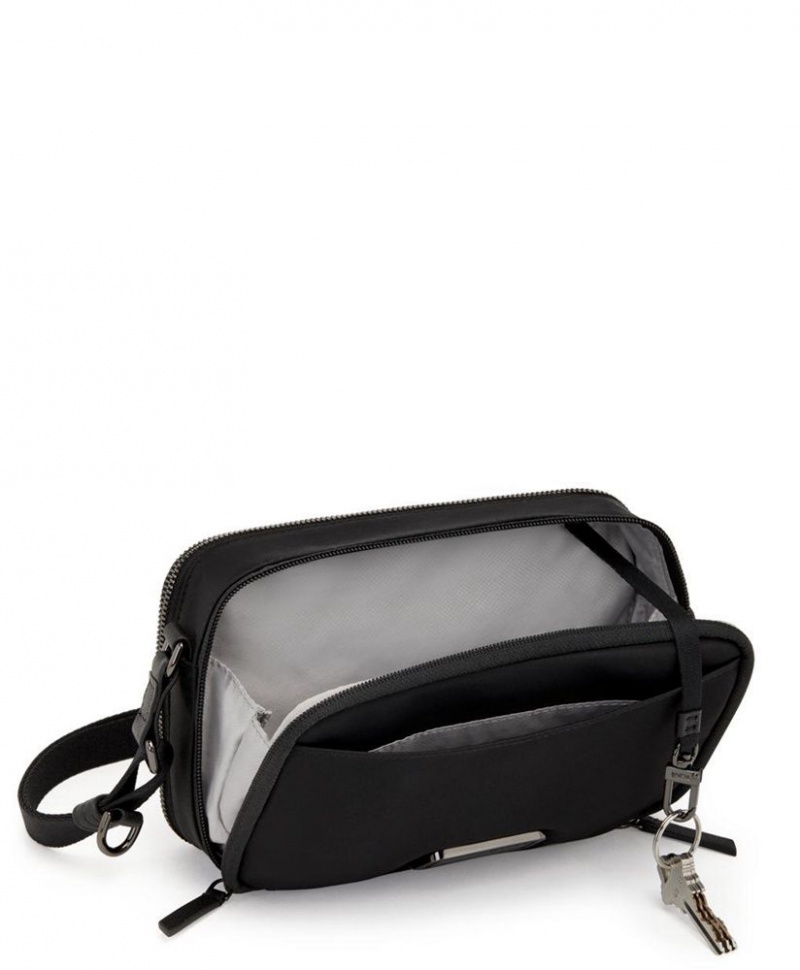 Sac Crossbody TUMI Langley Noir Argent |QOWV-57011433