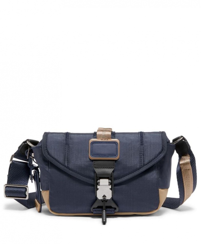 Sac Crossbody TUMI Compass Flap Bleu Marine Kaki |LARW-40017260