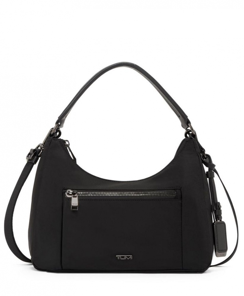 Sac Crossbody TUMI Adelaide Hobo Noir Argent |EBMJ-26346740