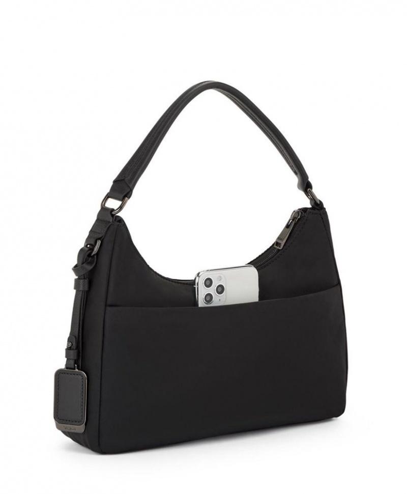 Sac Crossbody TUMI Adelaide Hobo Noir Argent |EBMJ-26346740