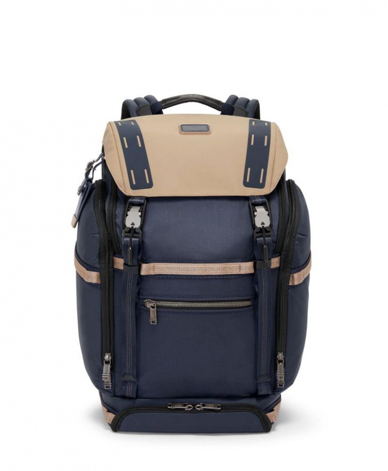 Sac a Dos TUMI Expedition Flap Bleu Marine Kaki |MNDN-13691647