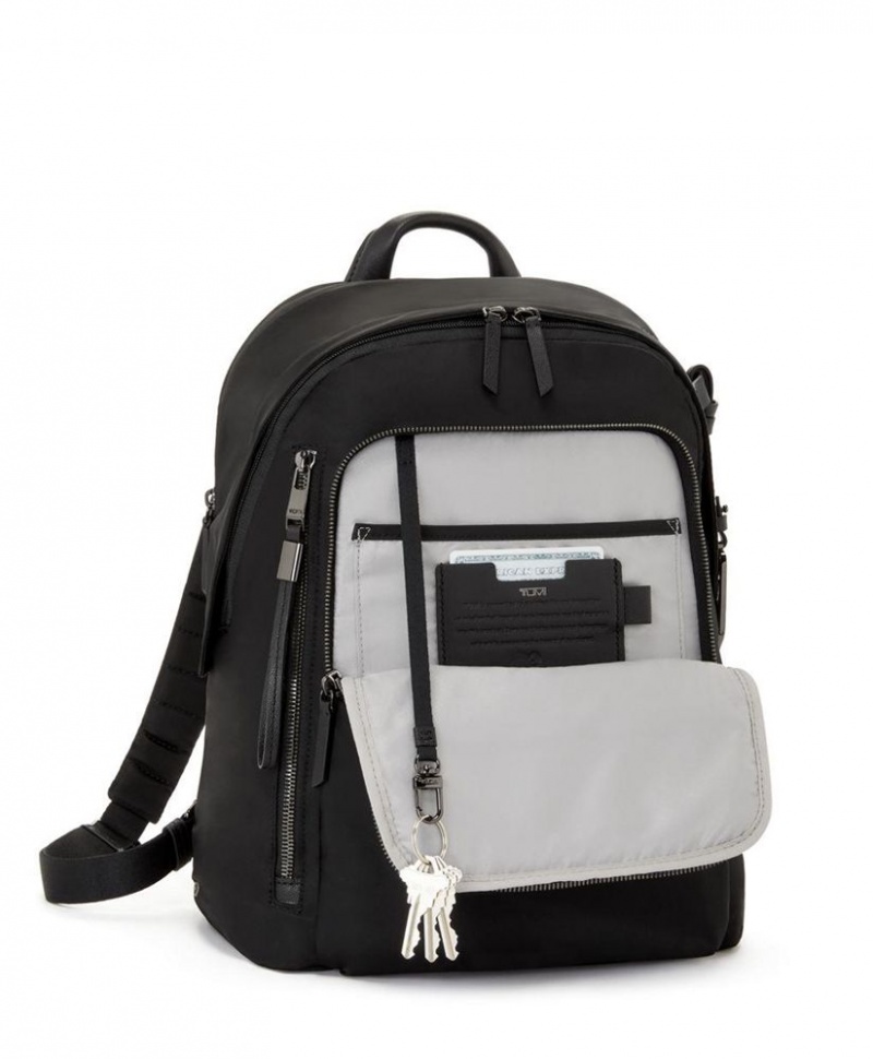 Sac a Dos TUMI Halsey Noir Argent |ZKGR-41621748