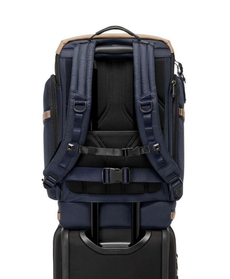 Sac a Dos TUMI Expedition Flap Bleu Marine Kaki |MNDN-13691647