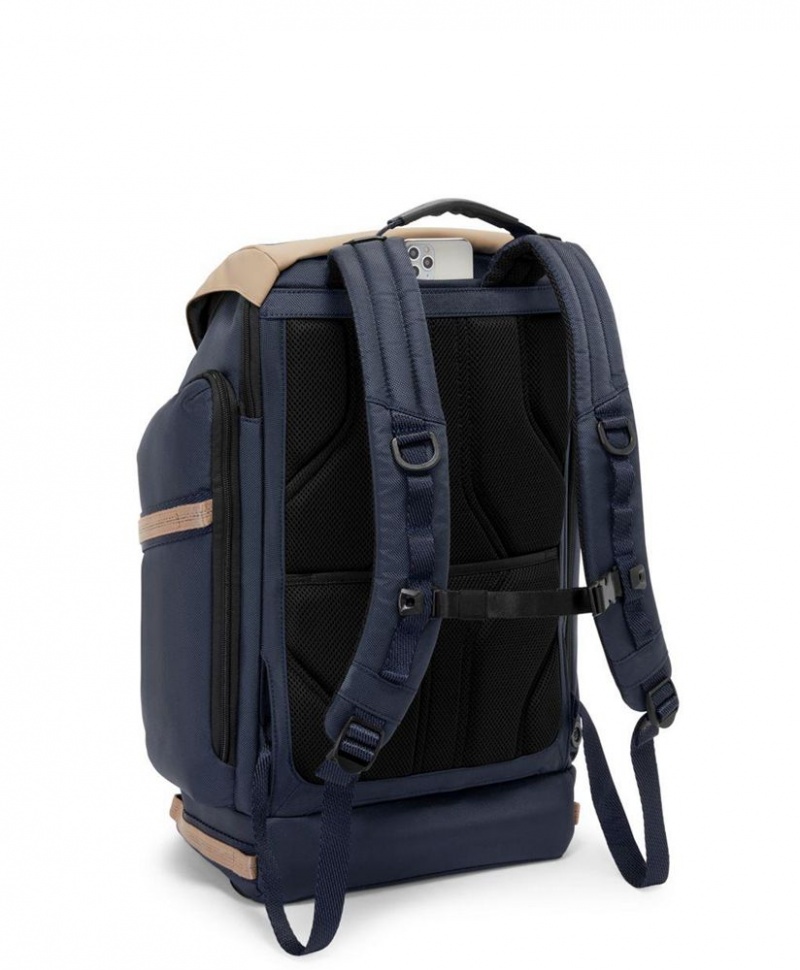 Sac a Dos TUMI Expedition Flap Bleu Marine Kaki |MNDN-13691647