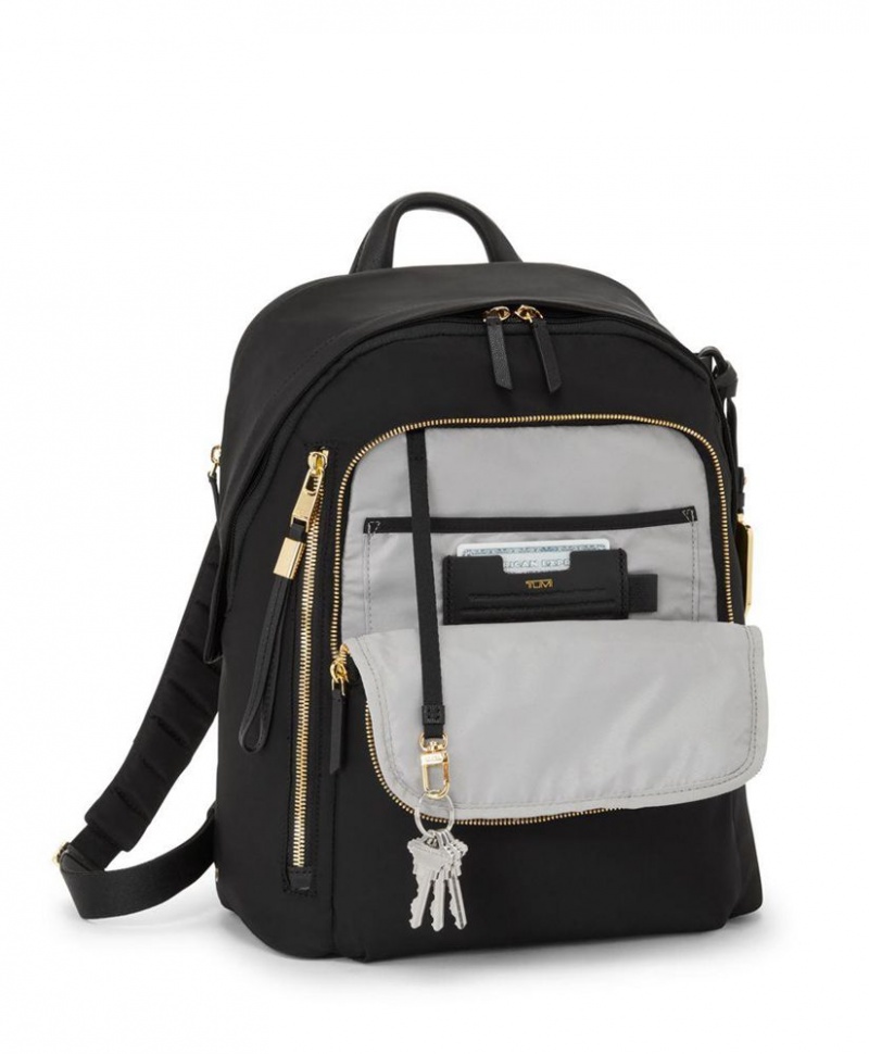 Sac a Dos TUMI Halsey Noir Doré |IUNZ-92806266