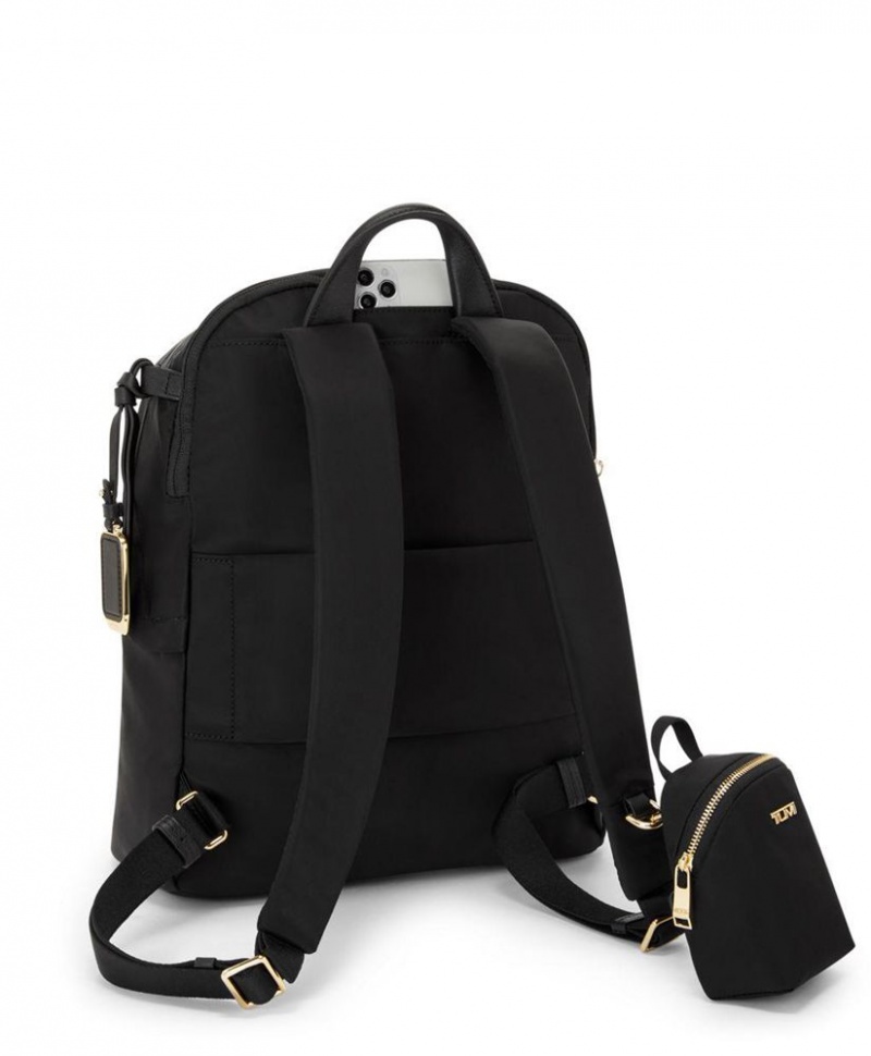 Sac a Dos TUMI Halsey Noir Doré |IUNZ-92806266