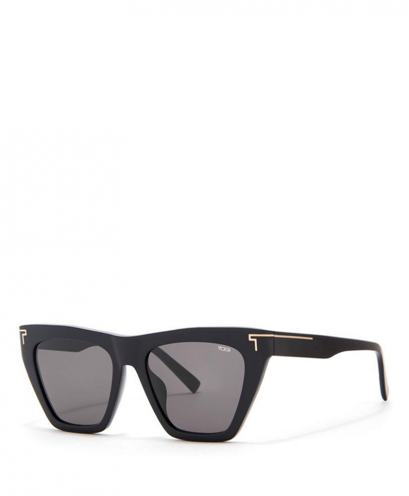 Lunette de Soleil TUMI 507 Cat Eye 55mm Noir |TJVY-25231945