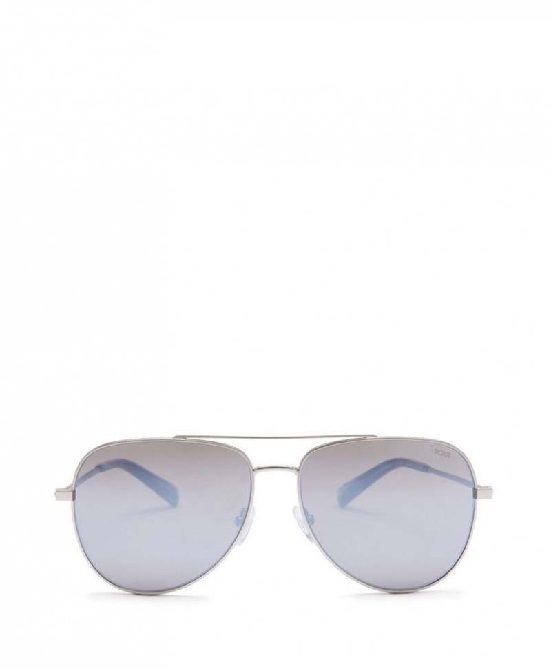 Lunette de Soleil TUMI 008 Aviator 59mm Argent |EHTM-75166382