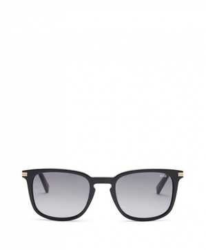 Lunette de Soleil TUMI 005 Square Flex Hinge 53mm Noir Grise |ZVWQ-44648217