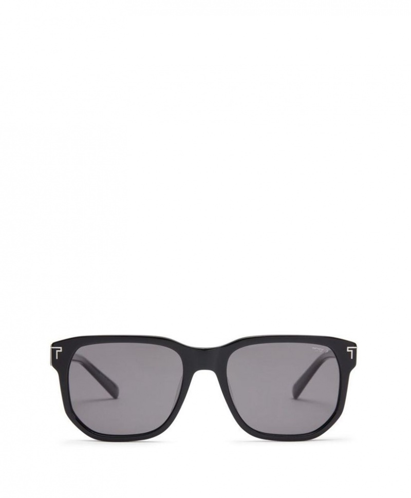 Lunette de Soleil TUMI 003 Geometric Polarized 56mm Noir Grise |LHTV-27663291