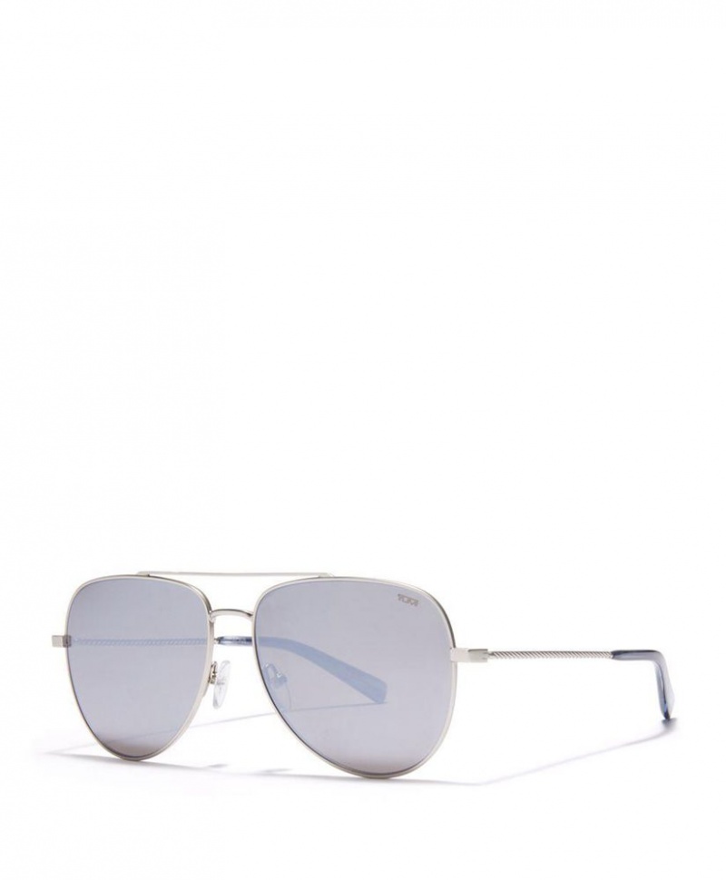 Lunette de Soleil TUMI 008 Aviator 59mm Argent |EHTM-75166382